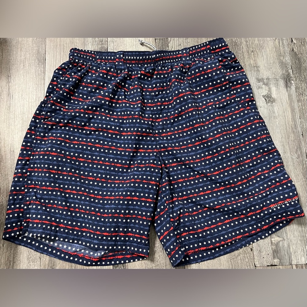 Columbia Navy Star Patterned‎ Shorts
